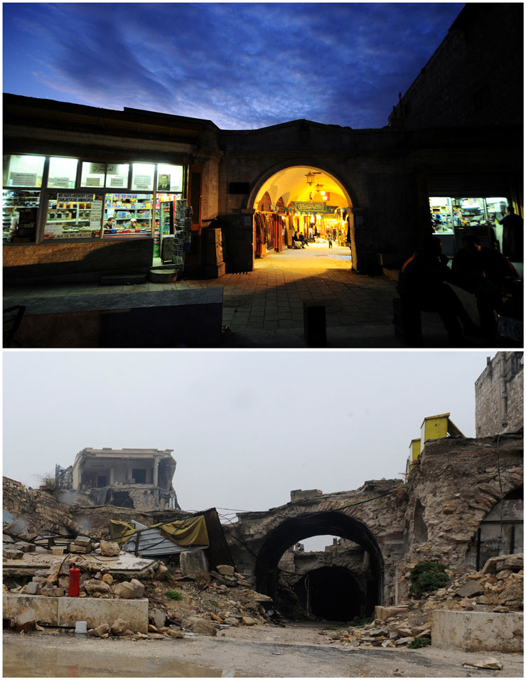 Reuters'in objektifinden savaştan önce ve savaştan sonra Halep…
