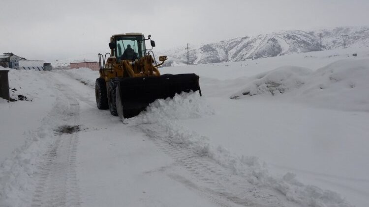 Bitlis'te kar yağışı: Köy yolları ulaşıma kapandı