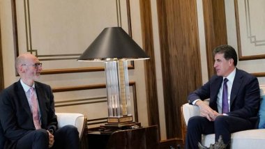 Neçirvan Barzani, İngiltere'nin Irak Büyükelçisi Hitchen ile görüştü
