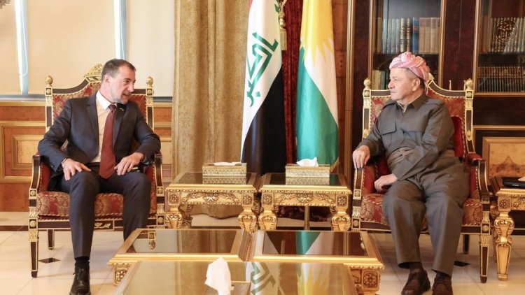Başkan Barzani Fransa’nın Erbil Başkonsolosu Braem’i kabul etti