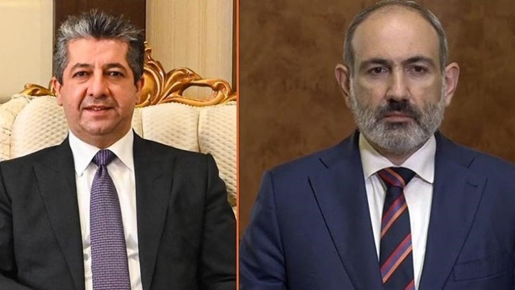 Ermenistan Başbakanı Paşinyan'dan Başbakan Barzani'ye kutlama