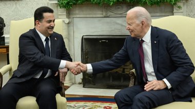 Sudani, Beyaz Saray'da Biden’la bir araya geldi