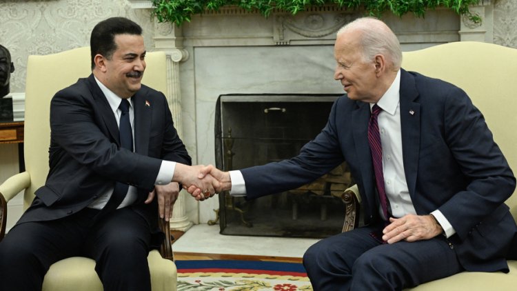 Sudani, Beyaz Saray'da Biden’la bir araya geldi