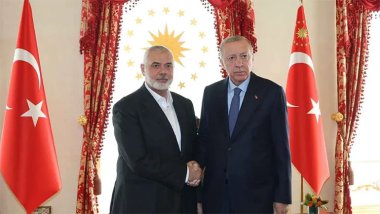 Erdoğan Hamas lideri Haniye ile görüştü