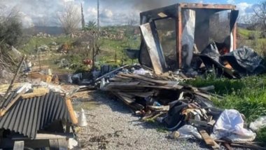 Urfa'da bağdaki konteynerde yangın çıktı: 1 ölü