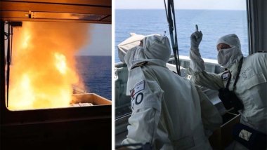 Husiler ABD savaş gemisini hedef almıştı: İngiltere, füze fırlatan roketatarı vurdu