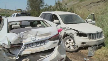 Süleymaniye Dukan'da feci kaza: 18 yaralı