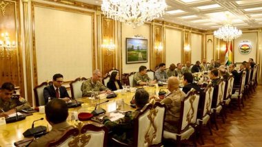 Uluslararası Koalisyon ve Kürt yetkililer arasında  'Peşmerge' toplantısı