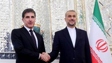Neçirvan Barzani İran Dışişleri Bakanı ile bir araya geldi