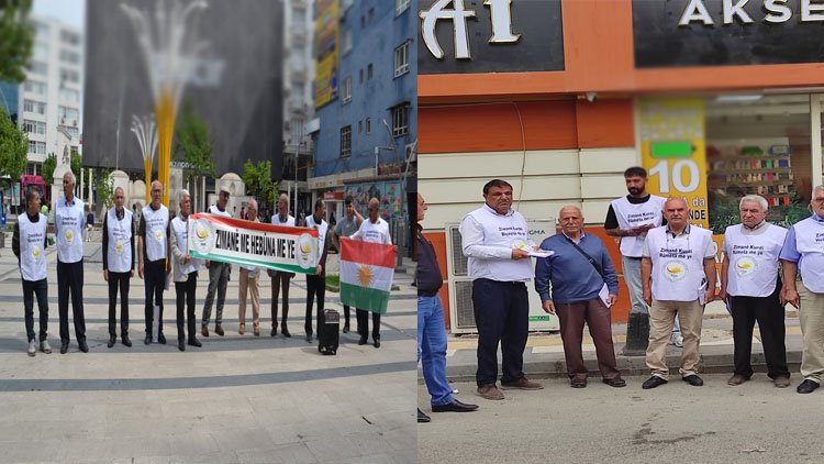 PWKyê li Amed, Mêrdîn û Batmanê belavokên ji bo Roja Zimanê Kurdî belav kir