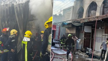 Kerkük'te tarihi çarşıda yangın: Çok sayıda dükkan yandı!