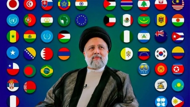 İran Cumhurbaşkanlığı'nın sitesinde dikkat çeken Türk bayrağı detayı