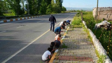 Muş'ta yağmur ile birlikte gökten bilinmeyen bir cisim yağdı!