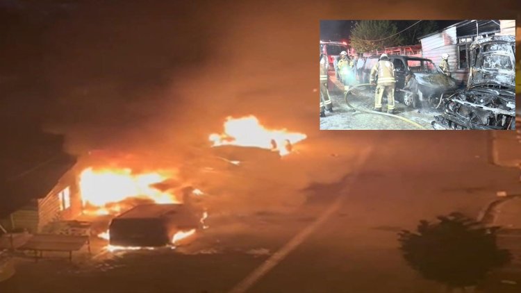İstanbul'da sekiz araç ve iş yeri kundaklandı
