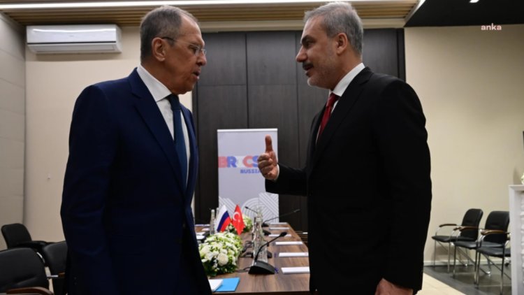 Hakan Fidan, Rusya Dışişleri Bakanı Lavrov ile görüştü