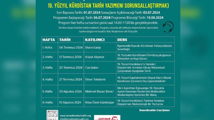 Beşikci Akademisi Bahar 2024 başvuruları başladı
