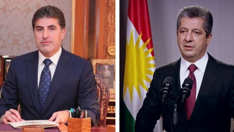 Nêçîrvan Barzanî û Mesrûr Barzanî pîrozbahî li Keir Starmer kir