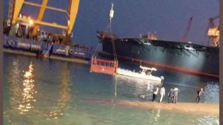 İran savaş gemisi battı