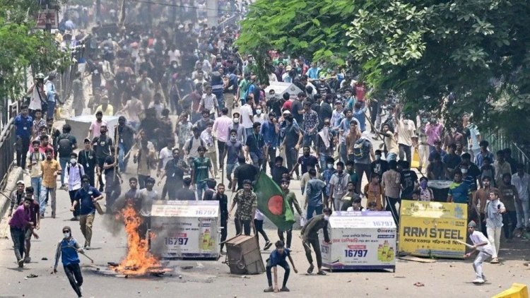 Bangladeş'te kaos: Başbakan ordudan yardım istedi