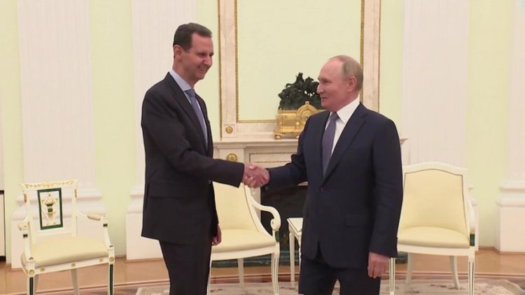 Putin li Kremlînê Esed pêşwazî kir