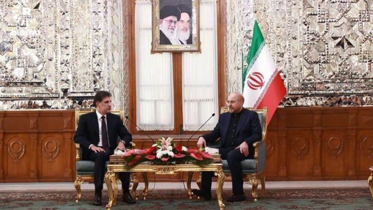 Neçirvan Barzani İran Meclis Başkanı ile bir araya geldi