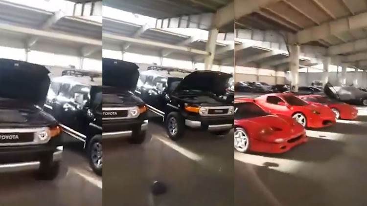 Esad'ın evi basıldı, garajında onlarca lüks araç bulundu