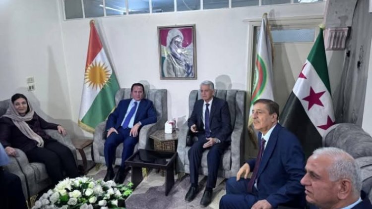 Başkan Barzani'nin Temsilcisi  ENKS ile  görüştü