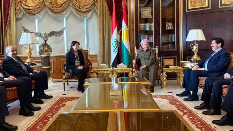 Başkan Barzani ile İmralı Heyeti görüşmesi sona erdi