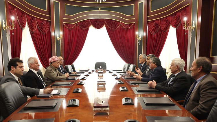 Başkan Barzani, 3 partiyle barış sürecini görüştü