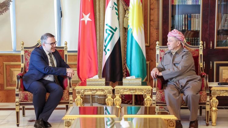 Serok Barzanî, Balyozê Tirkiyeyê qebûl kir