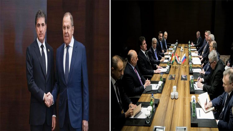 Nêçîrvan Barzanî û Sergey Lavrov tekezî li hevkariya di warên cuda de kir