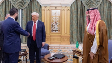 Trump ve Şara Riyad'da görüştü