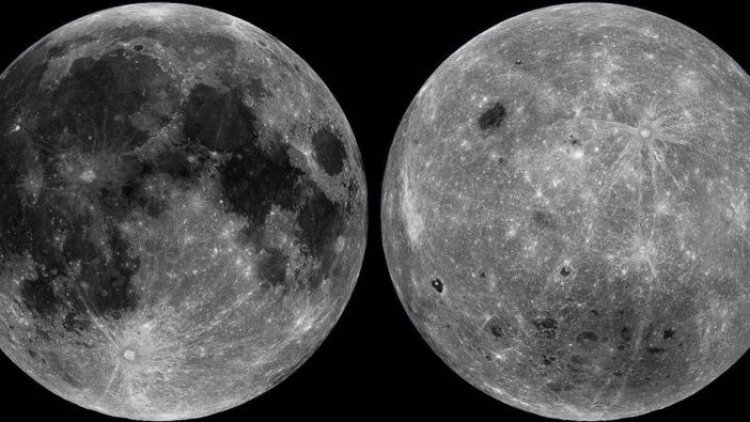 NASA, Ay'ın iki yüzü arasındaki çarpıcı farkları ortaya çıkardı
