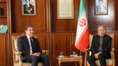 Neçirvan Barzani, İran Cumhurbaşkanı Pezeşkiyan ile görüştü
