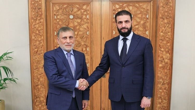 Irak Başbakanının temsilcisi Şebender, Şara ile görüştü