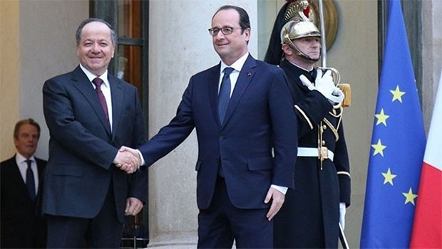 Serok Barzanî û Serokomarê Fransa Hollande îro dicivin