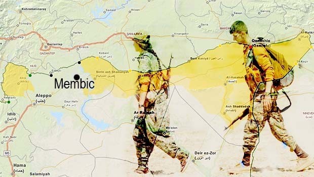 PKK amadeye Minbîcê radestî Sûriyê û Îranê bike