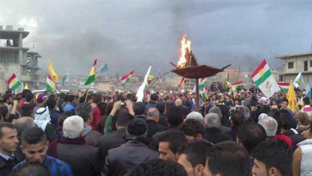 Newroz li Rojavayê Kurdistanê hat qedexekirin