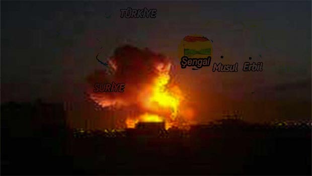 Bombebarana Çiyayê Şingal'ê, bombebarana dilê Kurdistan'ê ye
