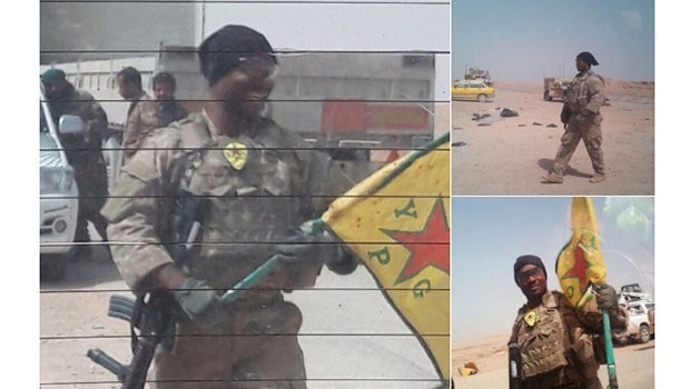 Leşkerê Amerîkî yê ala YPGê dihejîne bû rojeva medya civakî