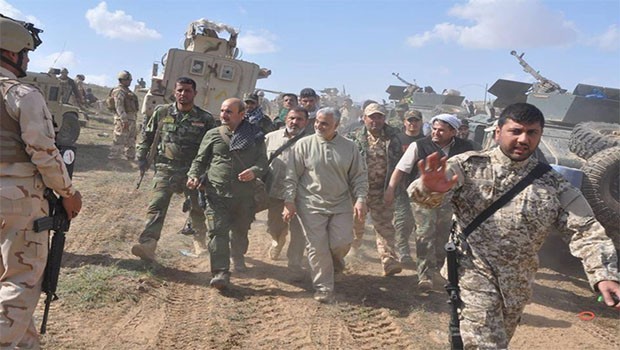 Qasim Suleymanî operasyonên hêzên Îranê li Iraq û Sûriyê bi rê ve dibe