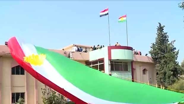 Heşda Şeibî dest bi rakirina alayê Kurdistanê kir!