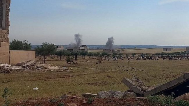 Hêzên Tirkiyê gundên Kobanî û Şehbayê topbaran kirin