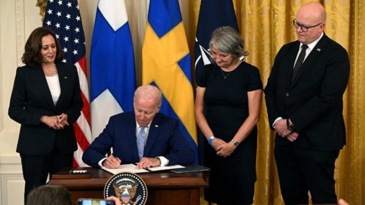 Biden protokola endambûna Fînlanda û Swêdê ya NATOyê îmze kir