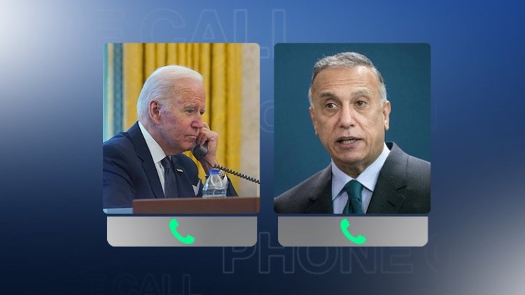 Kazimî û Biden bi telefonê rewşa Iraqê gotûbêj kirin