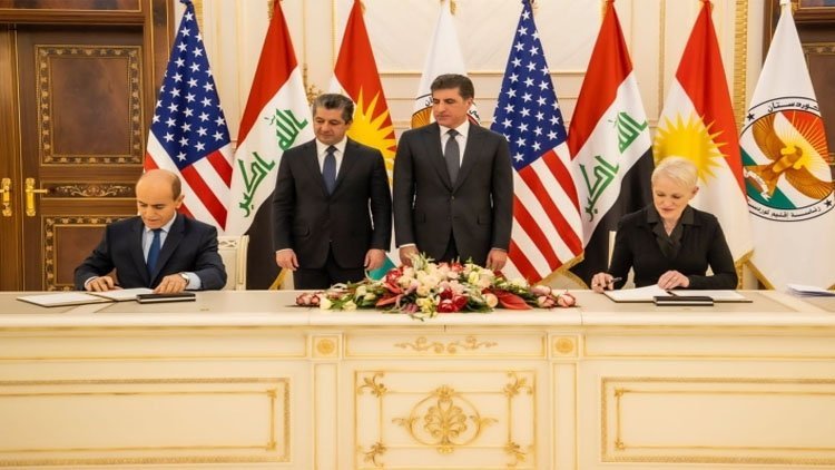 Protokolekî giring a hevtêgeheştinê di navbera Herêma Kurdistan û Amerîkayê de hat îmza kirin