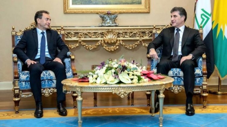 Nêçîrvan Barzanî û Balyozê Fransayê li Hewlêrê civiyan
