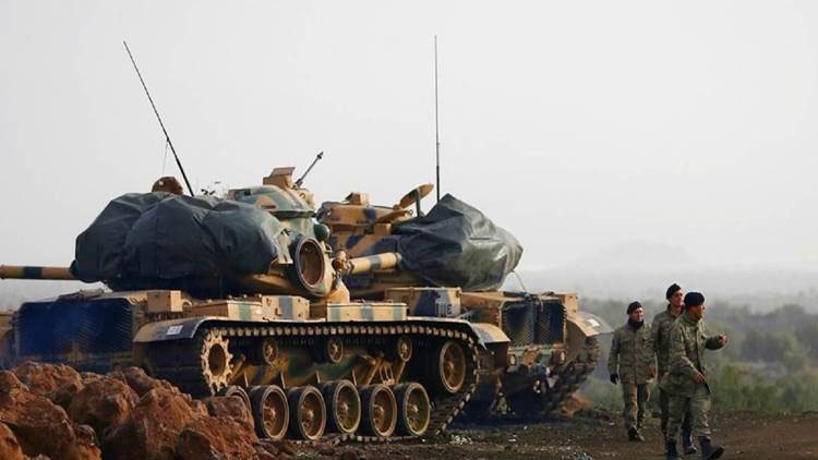 Artêşa Tirkiyê li Efrînê binkeyeke leşkerî ava dike