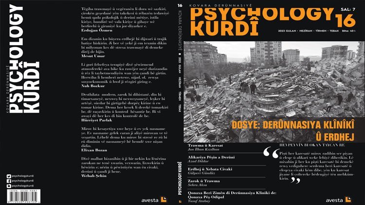 Hejmara nû ya Kovara Derûnnasiyê Psychology Kurdî derket!