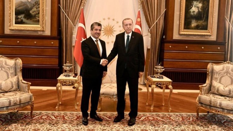 Daxuyaniya civîna Serokwezîrê Herêma Kurdistanê û Serokomarê Tirkiyê